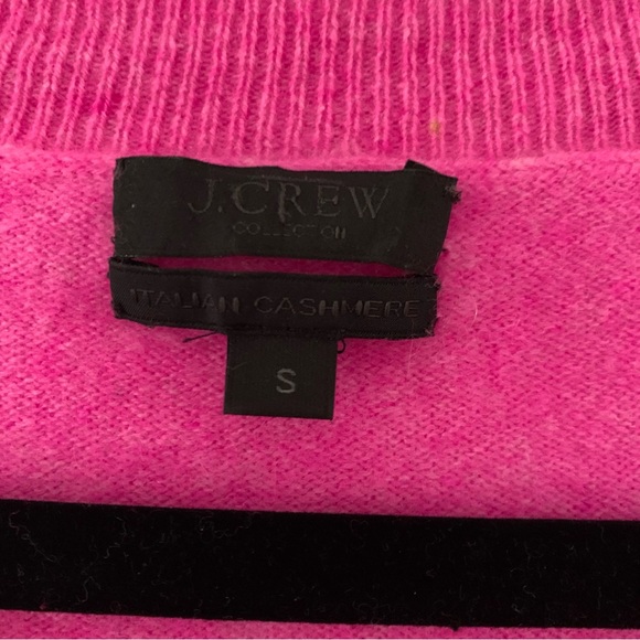 J. Crew Collection Italian Cashmere Pink Sweater Small - Picture 4 of 6